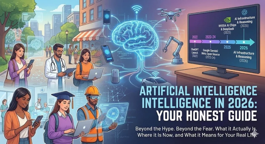 Artificial intelligence in 2026 explained completely — what is AI how it works and how it is changing everyday life around the world