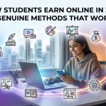 How to earn money online for students in 2026 complete guide covering freelancing tutoring affiliate marketing and free money methods without investment