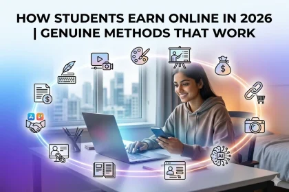 How to earn money online for students in 2026 complete guide covering freelancing tutoring affiliate marketing and free money methods without investment